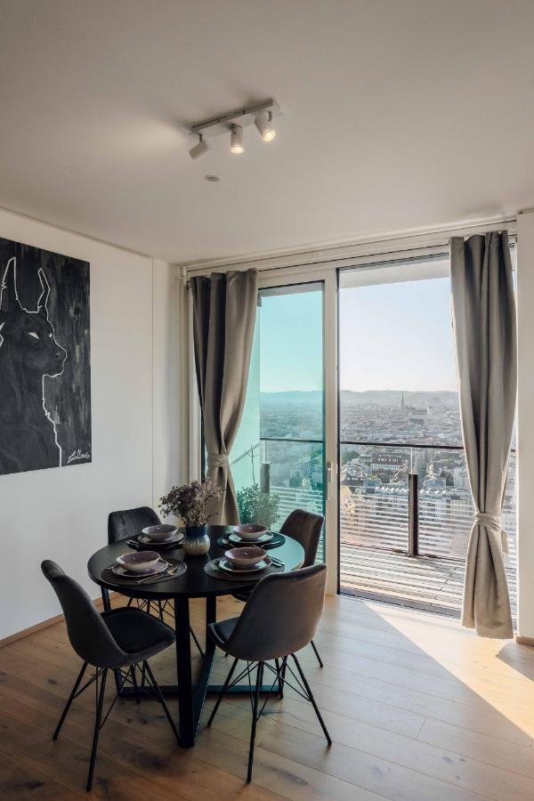Design Apartment With Amazing View Over Vienna 2 Kültér fotó